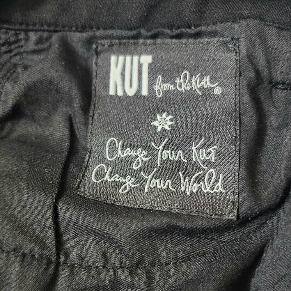 Kut from the Kloth Diana Skinny Jeans Black Size 4P